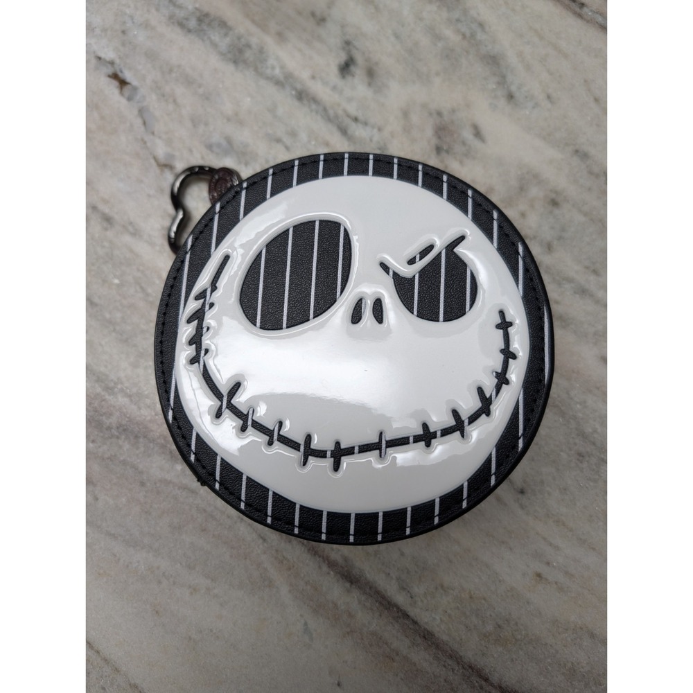 Disney NBC Jack Skellington & Sally Mini Zip Coin Purse
